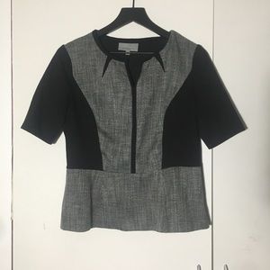 Two tone classiques blouse